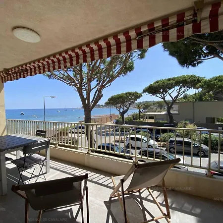 Rénové En Front De Avec Terrasse. - Fr-1-100-295 Cavalaire-sur-Mer